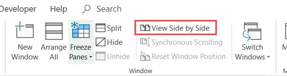 Cách so sánh 2 file Excel riêng biệt 3
