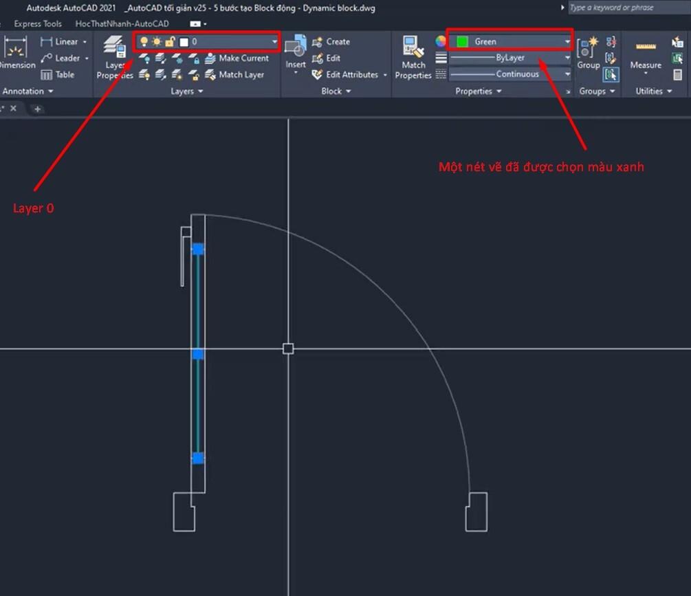 5 bước tạo Blocks động tùy chỉnh kích thước trong AutoCAD