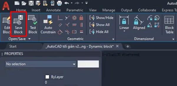 5 bước tạo Blocks động tùy chỉnh kích thước trong AutoCAD