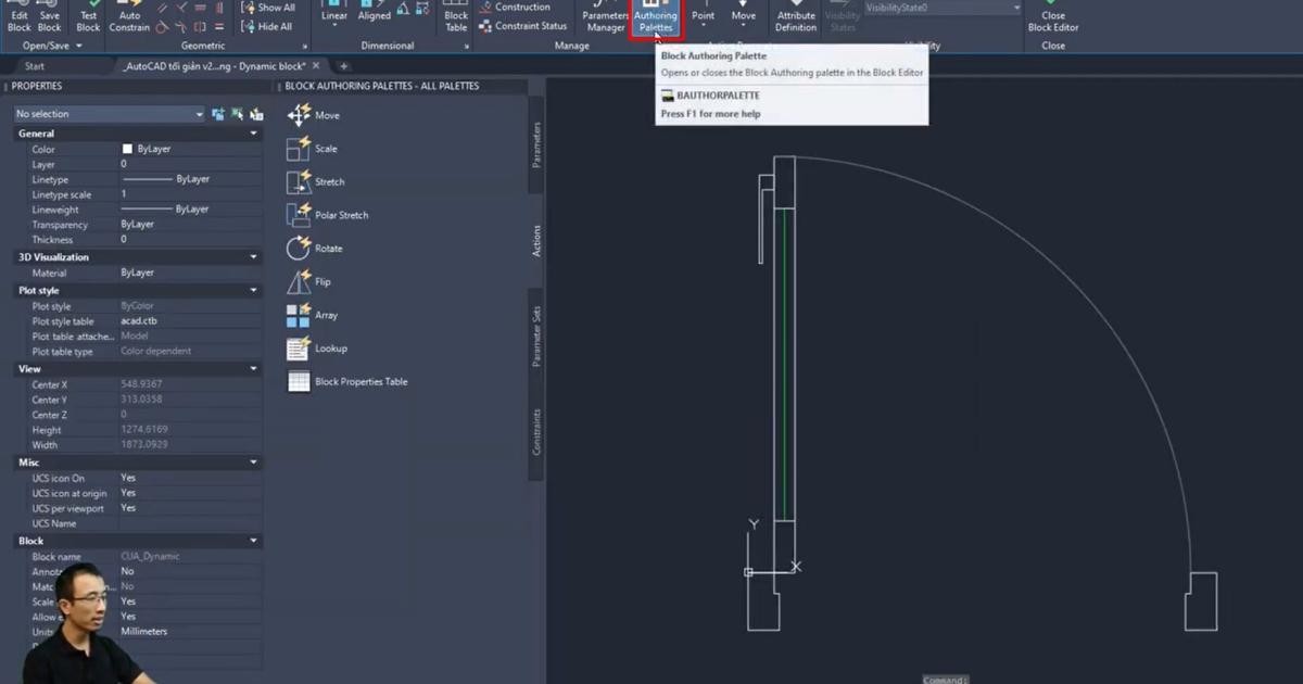 5 bước tạo Blocks động tùy chỉnh kích thước trong AutoCAD