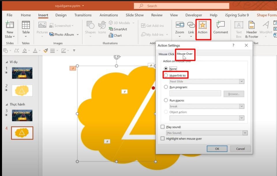 Hướng dẫn tạo trò chơi tách kẹo đường như Squidgame trong Powerpoint