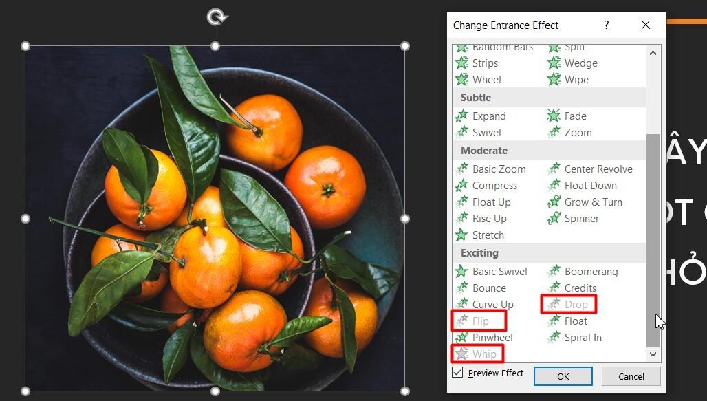 Cách tạo hiệu ứng Powerpoint chuyên nghiệp cho văn bản