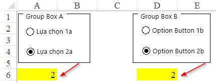 Cách tạo nút bấm trong Excel để tùy chọn dữ liệu muốn xem
