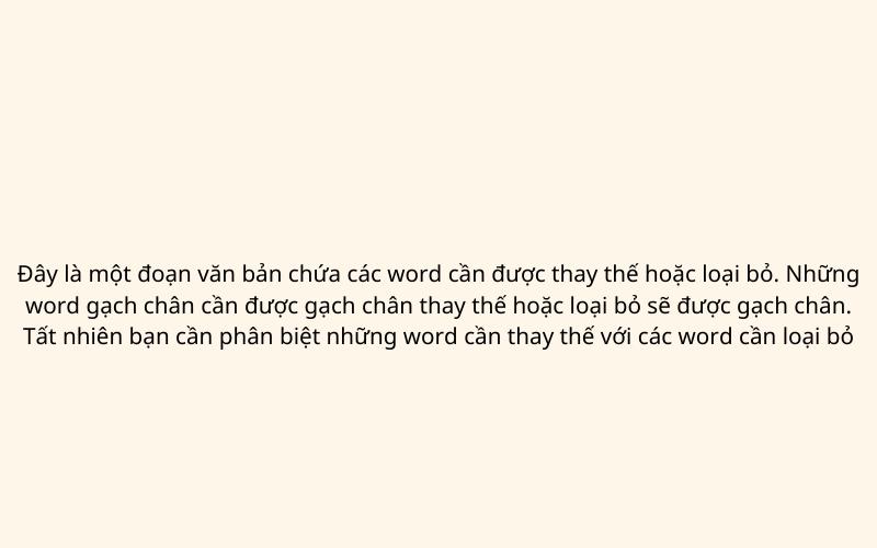 Hướng dẫn 2 cách thay thế từ trong Word đơn giản nhất