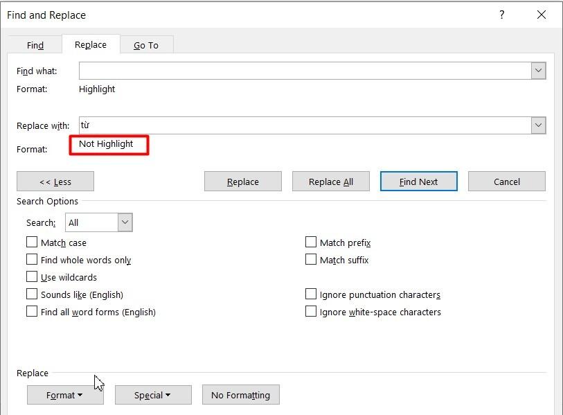 Hướng dẫn 2 cách thay thế từ trong Word đơn giản nhất