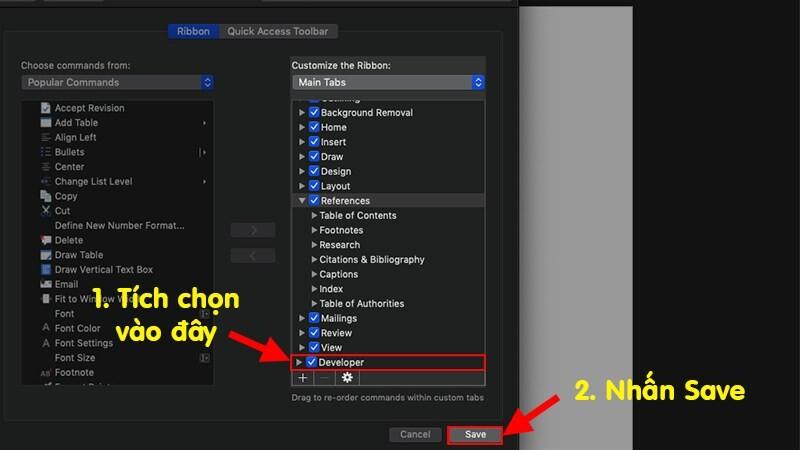 Hướng dẫn cách thêm thẻ Developer trong Word đơn giản nhất