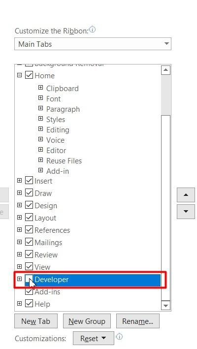 Hướng dẫn cách thêm thẻ Developer trong Word đơn giản nhất