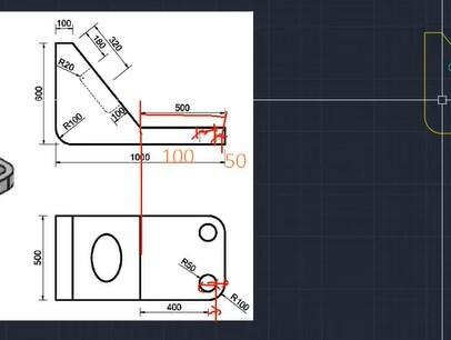 Thực hành dựng nhanh hình chiếu của vật thể trong AutoCAD