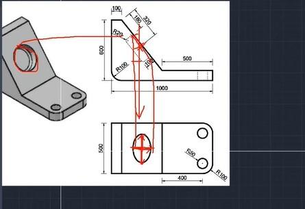 Thực hành dựng nhanh hình chiếu của vật thể trong AutoCAD