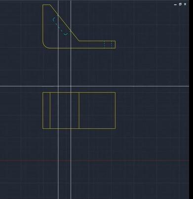 Thực hành dựng nhanh hình chiếu của vật thể trong AutoCAD