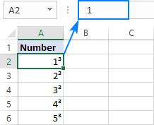 Cách viết chỉ số trên, chỉ số dưới trong Excel