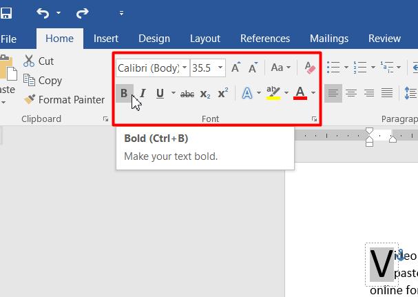 Cách tạo Drop Cap trong Word để viết to chữ cái đầu