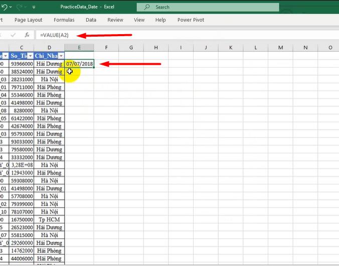 Cách xử lý dữ liệu dạng DATE trong Excel cho báo cáo quản trị