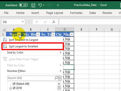 Cách xử lý dữ liệu dạng DATE trong Excel cho báo cáo quản trị