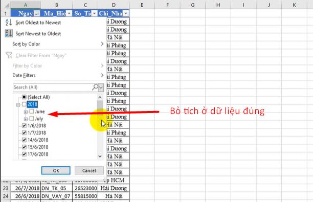 Cách xử lý dữ liệu dạng DATE trong Excel cho báo cáo quản trị
