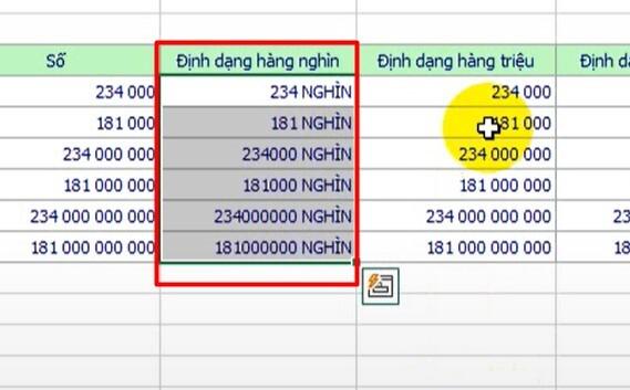 Cách xử lý dữ liệu dạng number trong Excel cho báo cáo quản trị