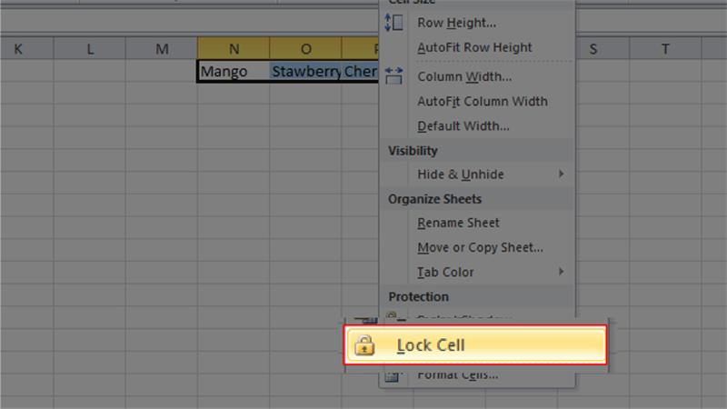 Hướng dẫn chi tiết cách khóa và mở ô trong Excel nhanh chóng hiệu quả