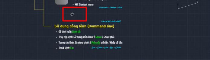 Cách dùng chuột trong AutoCAD và xử lý khi chuột không hoạt động
