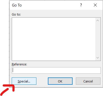 5 lợi ích lệnh go to special đem lại cho người dùng Excel