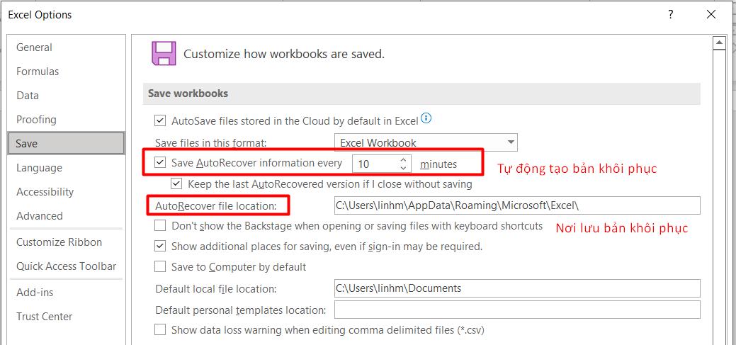 Cách xử lý Excel bị lỗi mất dữ liệu chắc chắn thành công