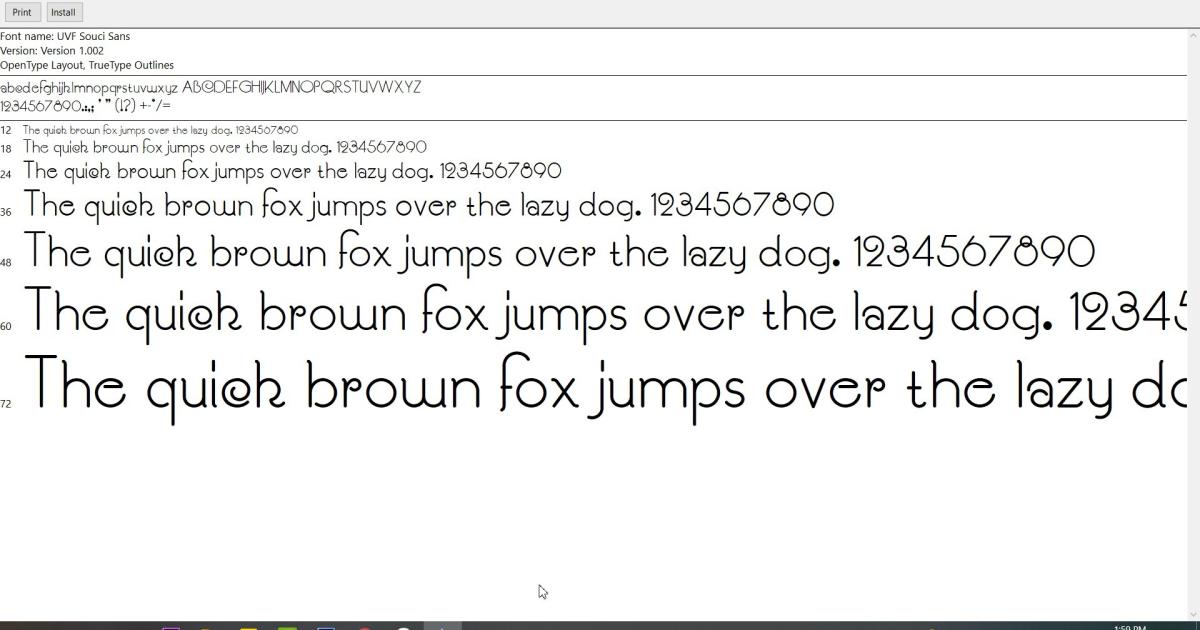 Font chữ Việt hóa UVF