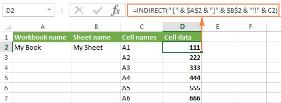 Hướng dẫn sử dụng hàm INDIRECT trong Excel kèm ví dụ chi tiết