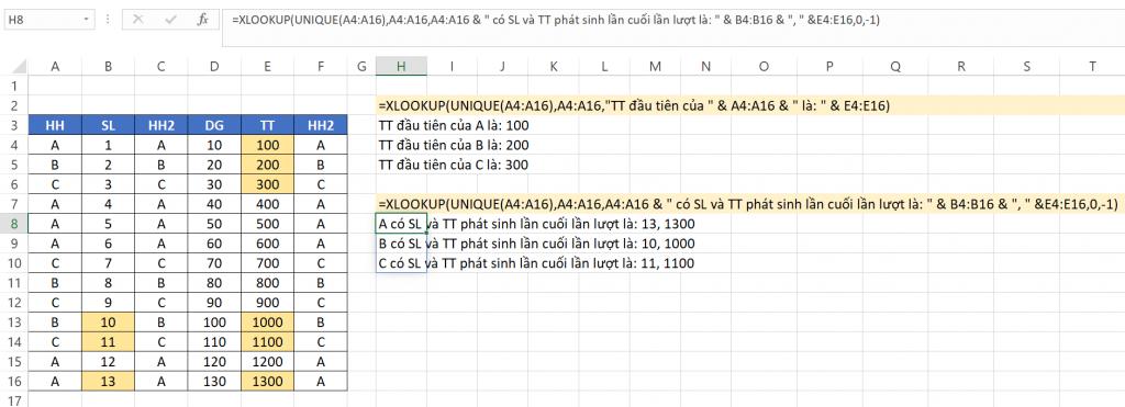 Khám phá hàm XLOOKUP - công cụ tìm kiếm mạnh mẽ của Excel