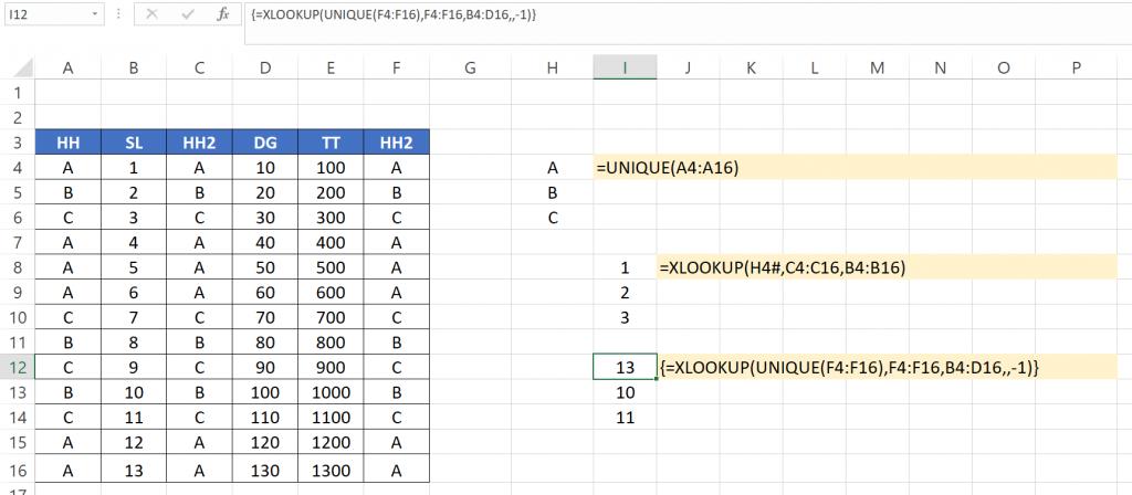 Khám phá hàm XLOOKUP - công cụ tìm kiếm mạnh mẽ của Excel