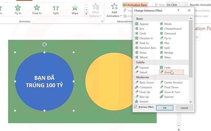 3 bí quyết sử dụng hiệu ứng xuất hiện trong Powerpoint hiệu quả