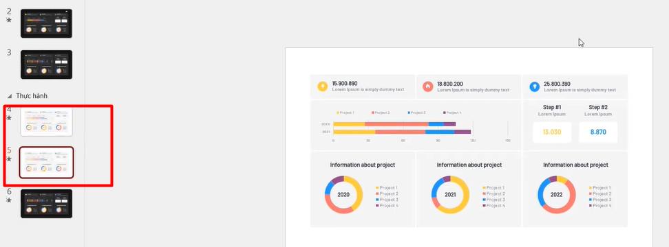 Cách tạo hiệu ứng Powerpoint chuyển sang giao diện tối cực thú vị