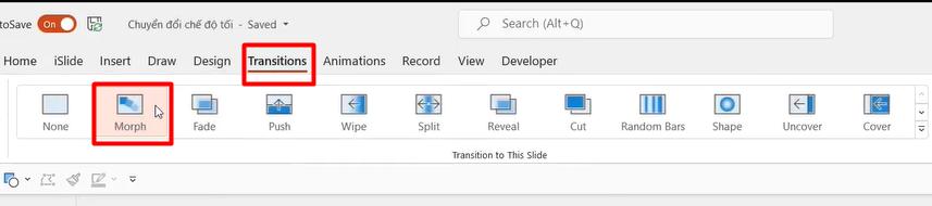 Cách tạo hiệu ứng Powerpoint chuyển sang giao diện tối cực thú vị