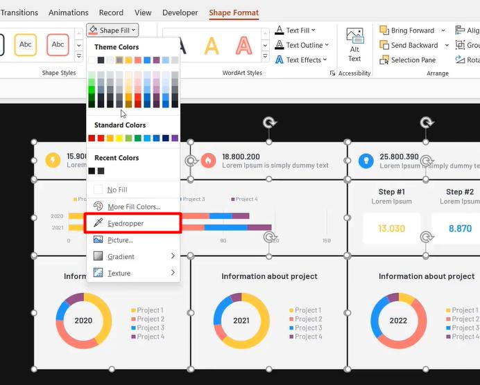 Cách tạo hiệu ứng Powerpoint chuyển sang giao diện tối cực thú vị