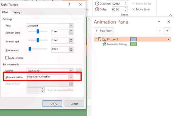 Hiệu ứng Powerpoint dạng di chuyển: Custom Path và các Path khác