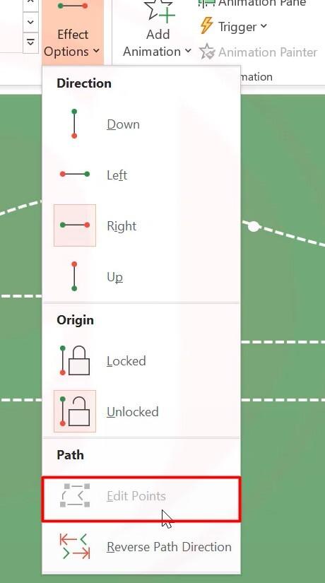Tìm hiểu về Path và Point trong hiệu ứng Powerpoint dạng di chuyển
