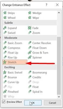 Hiệu ứng Powerpoint dạng di chuyển: Tìm hiểu về Line Path