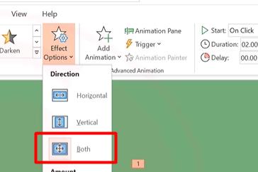 Khám phá nhóm hiệu ứng Powerpoint tạo sự nhấn mạnh vào đối tượng
