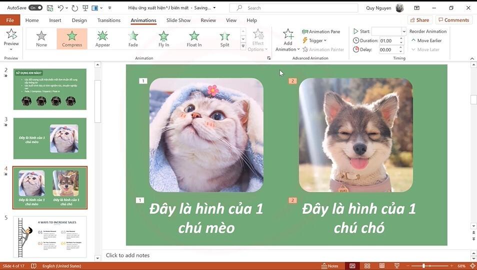 Hiệu ứng Powerpoint xuất hiện nhẹ nhàng cực kỳ chuyên nghiệp