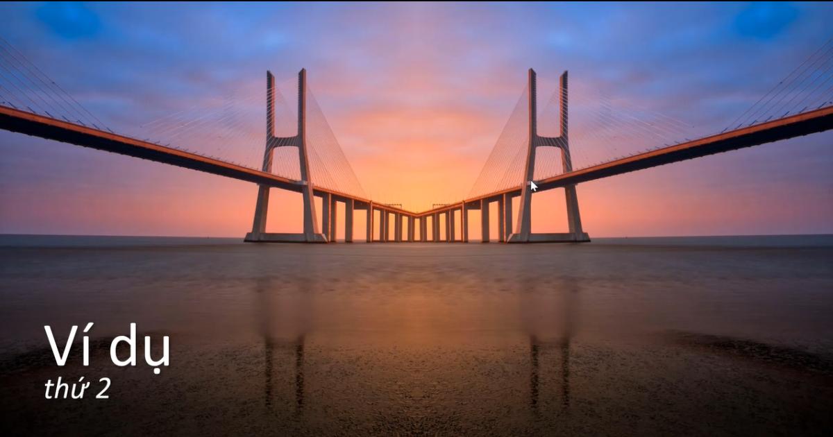 Cách tạo hiệu ứng hình ảnh đối xứng trong Powerpoint