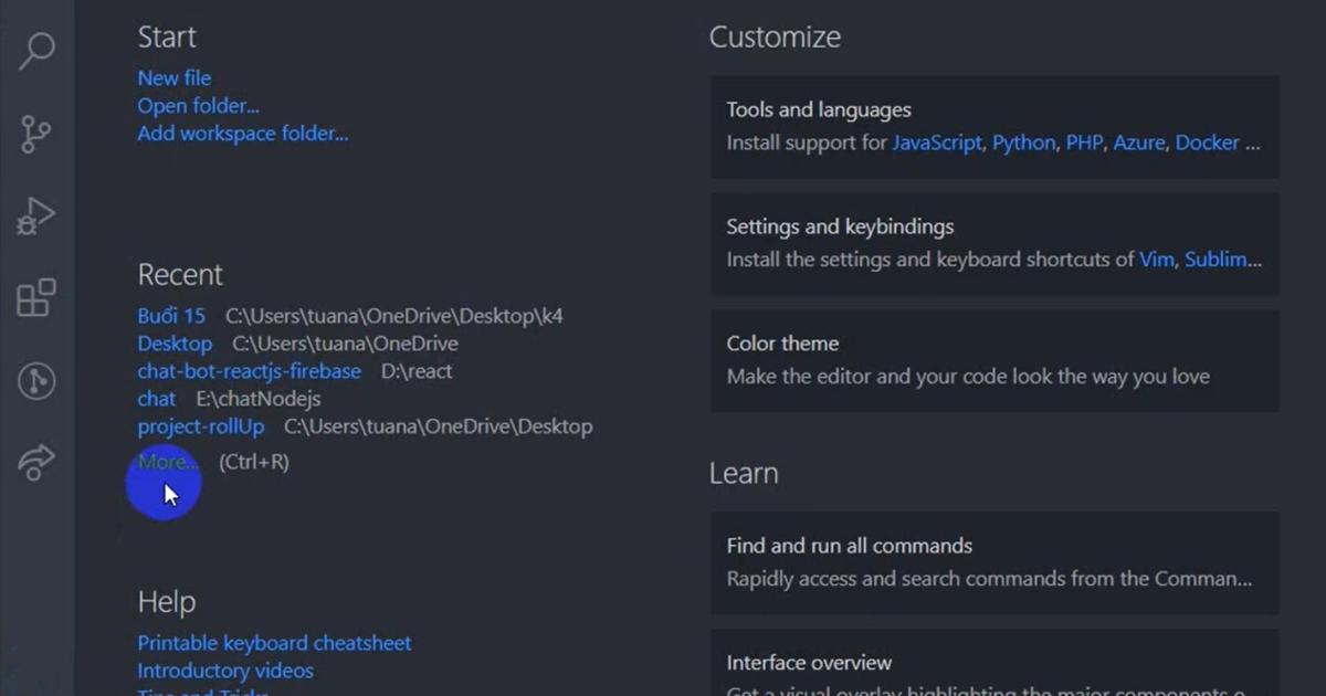 Cách tạo File HTML và chạy HTML trong Visual Studio Code