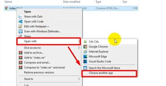 Cách tạo File HTML và chạy HTML trong Visual Studio Code