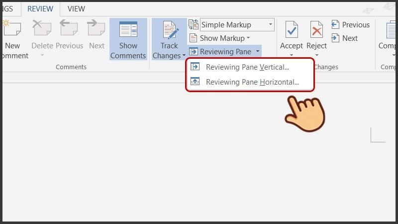 Xem các thay đổi trong một cửa sổ khác 1