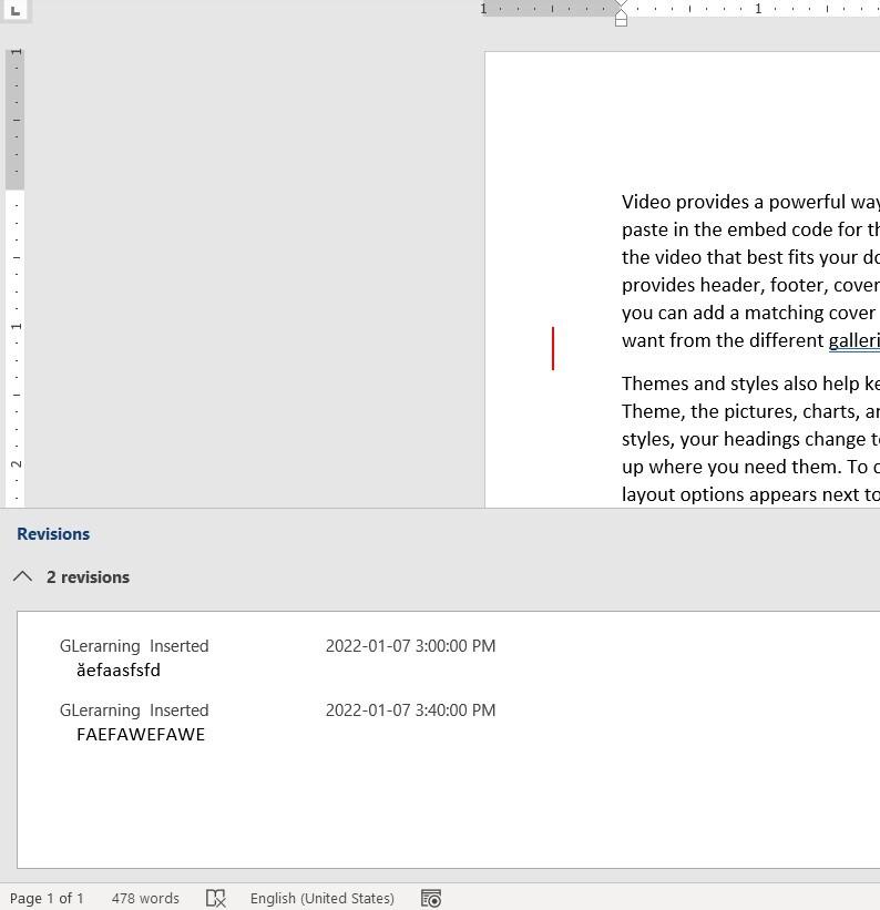 Xem các thay đổi trong một cửa sổ khác 3