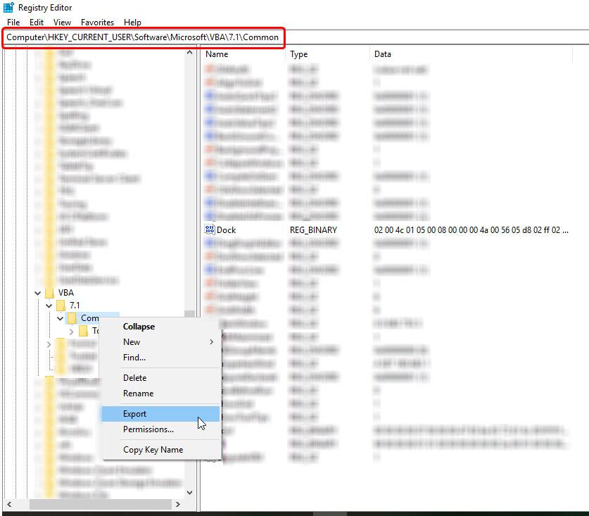 Hướng dẫn cách thiết lập lại các cửa sổ làm việc VBA