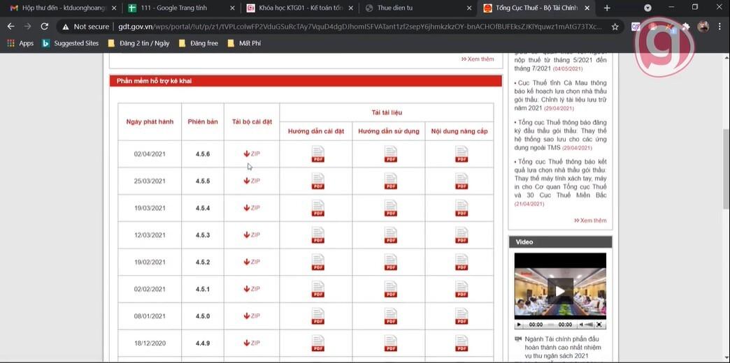 Hướng dẫn cài đặt Hỗ trợ kê khai và khai báo thông tin doanh nghiệp