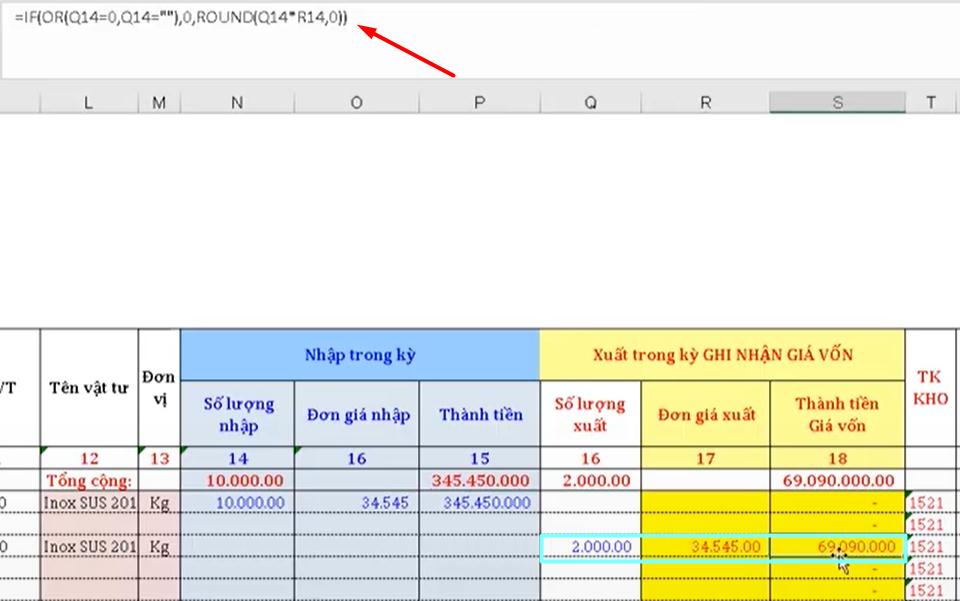 Cách hạch toán mua nguyên liệu và lập bảng nhập kho nguyên liệu