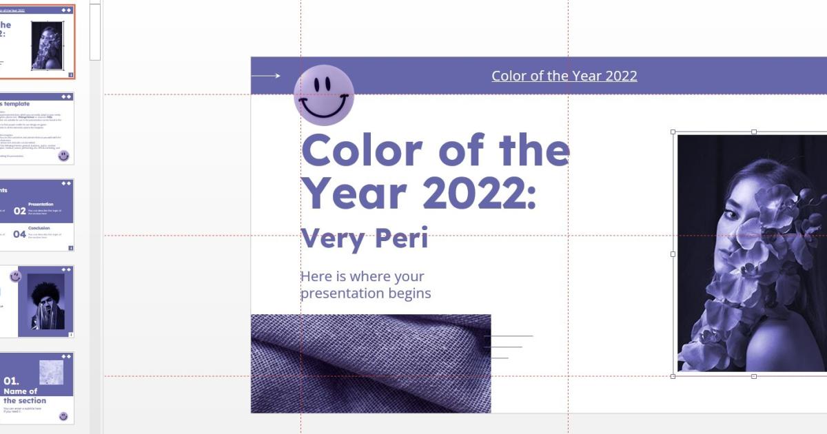 Very Peri - màu của năm 2022 và ứng dụng tuyệt đẹp trong thiết kế slide