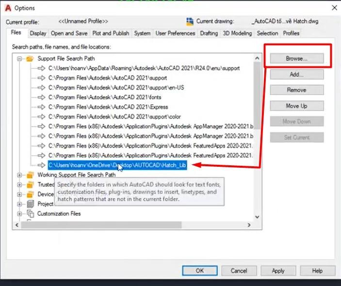 Hướng dẫn cách dùng lệnh Hatch tô vật liệu và mặt cắt trong AutoCAD