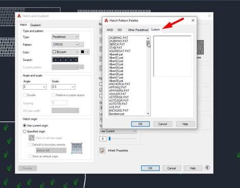 Hướng dẫn cách dùng lệnh Hatch tô vật liệu và mặt cắt trong AutoCAD