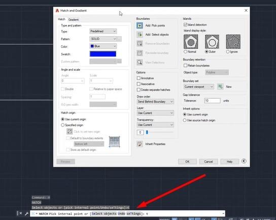 Hướng dẫn cách dùng lệnh Hatch tô vật liệu và mặt cắt trong AutoCAD