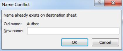 Hướng dẫn cách khắc phục lỗi Excel the name already exists